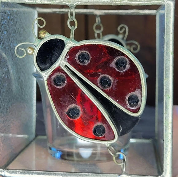 Stained Glass Ladybug Candle Holder - Picture 15 of 15